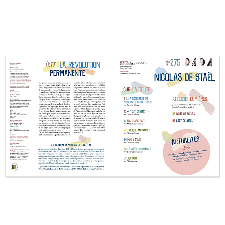 Nicolas de Staël - Revue DADA N° 275