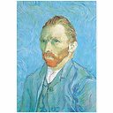 Affiche Vincent Van Gogh - Portrait de l'artiste, 1889 - 50x70cm