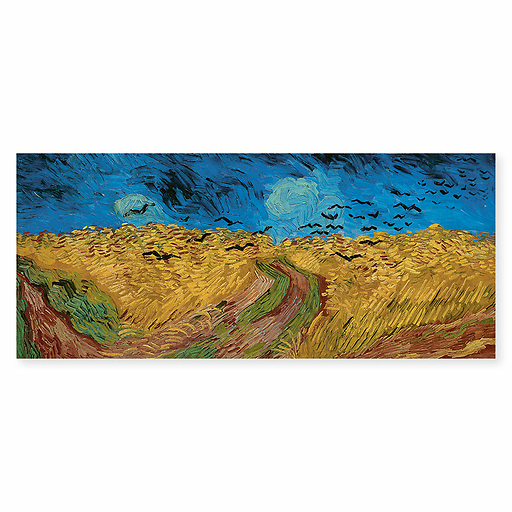 Affiche Vincent van Gogh - Champ de blé aux corbeaux, 1890