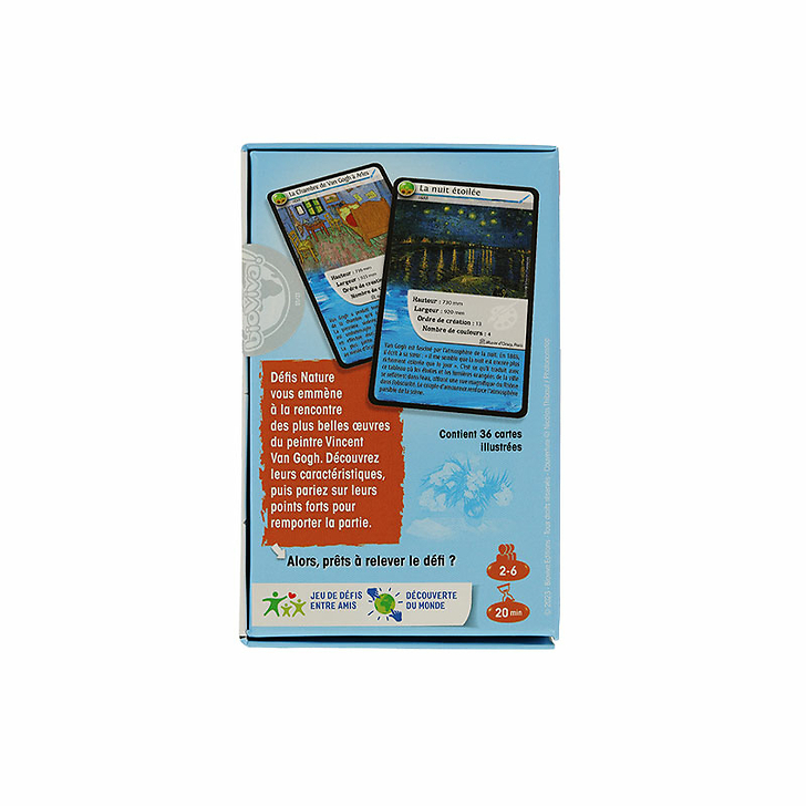 Playing cards Nature challenge - Van Gogh - Bioviva