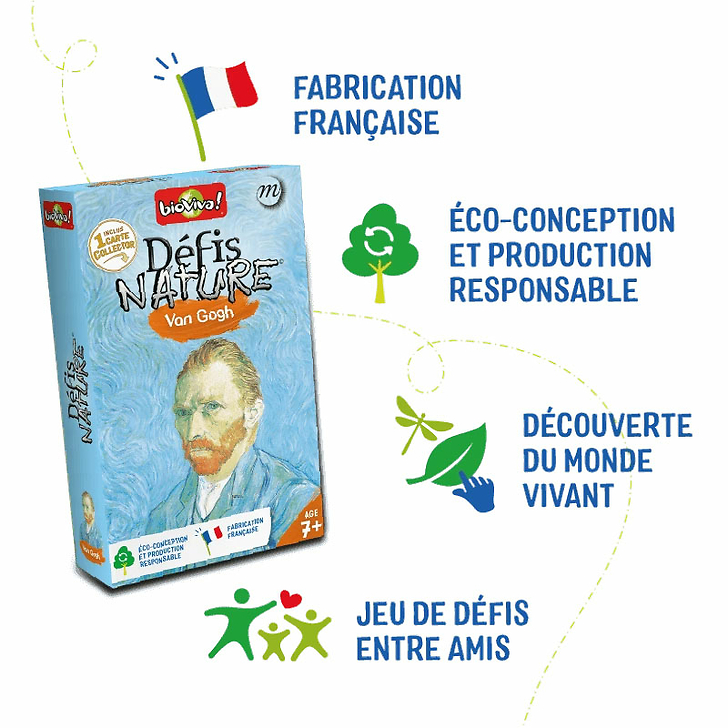 Jeu de cartes Défis Nature - Van Gogh - Bioviva