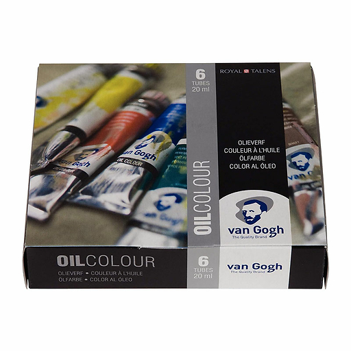 Coffret de peinture à l'huile (6 tubes de 20ml) Van Gogh - Royal Talens