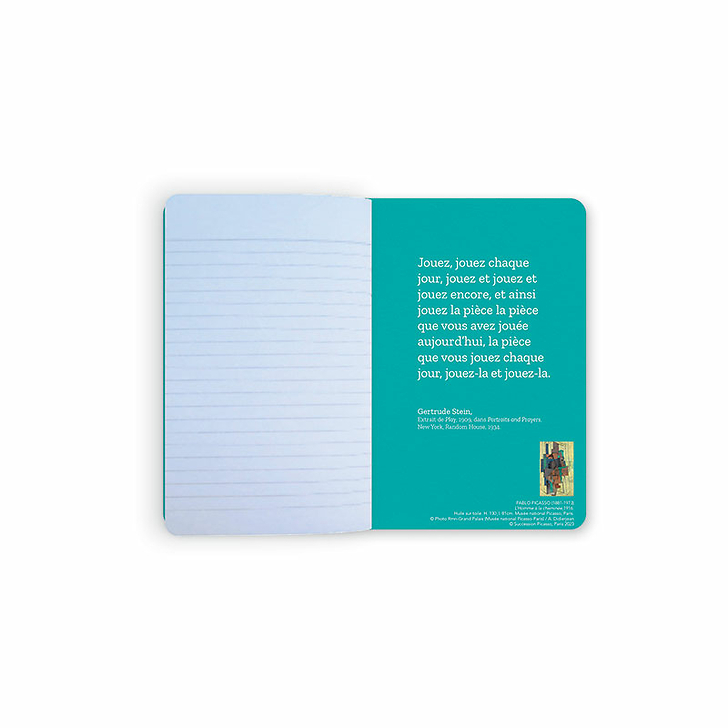 Carnet Pablo Picasso - L'Homme à la cheminée, 1916