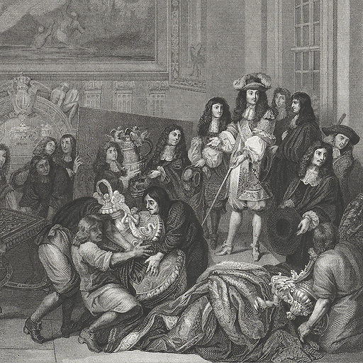 Louis XIV visite les manufactures des Gobelins