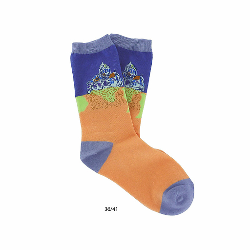 Chaussettes Vincent van Gogh - L'Église d'Auvers-sur-Oise 36 au 46 (36/41)