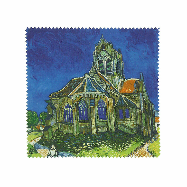 Microfibre Vincent van Gogh - L'église d'Auvers-sur-Oise, 1890