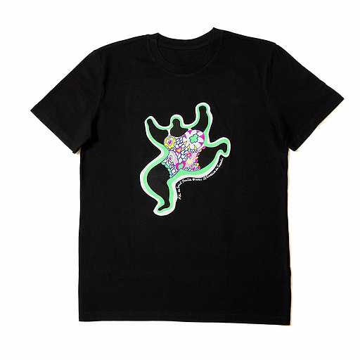 T-shirt noir Homme Niki de Saint Phalle - Leaping Nana
