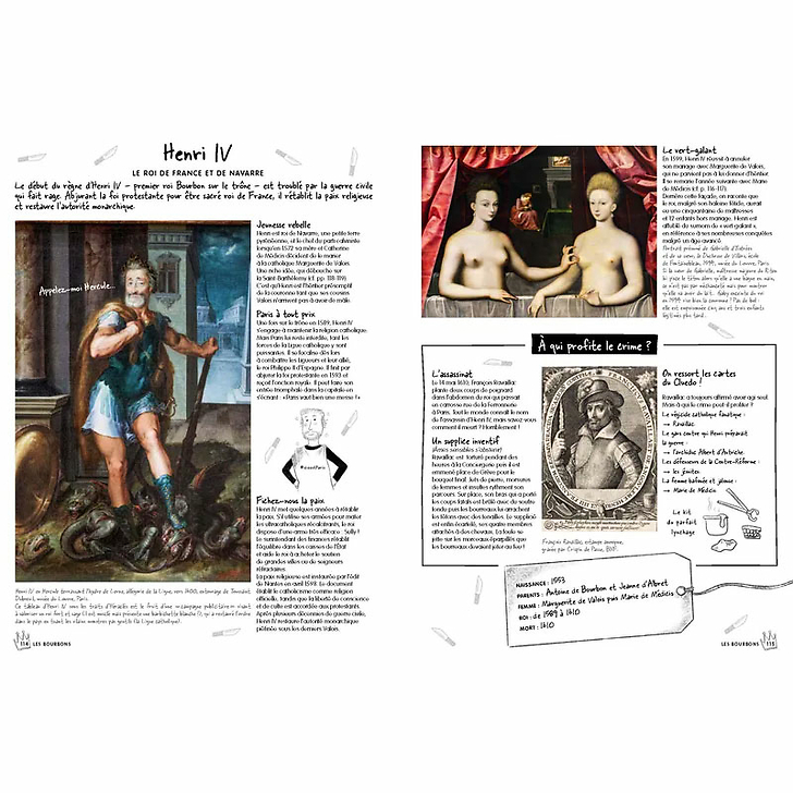 Les rois et reines de France