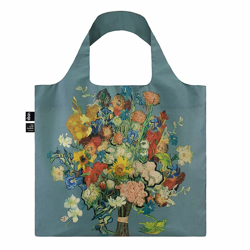 Sac Vincent van Gogh - Bouquet de fleurs - Bleu - Loqi