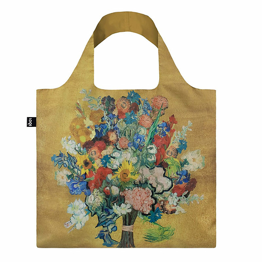 Sac Vincent van Gogh - Bouquet de fleurs - Doré - Loqi