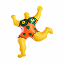 Ballon jaune Niki de Saint Phalle Nana