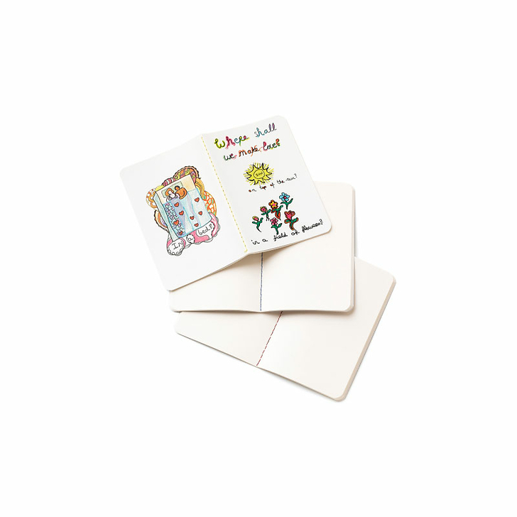Lot de 3 carnets A6 Niki de Saint Phalle - My love