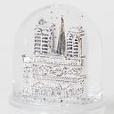 Mini boule à neige Notre-Dame de Paris Argentée