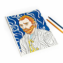 Livre à colorier Vincent van Gogh