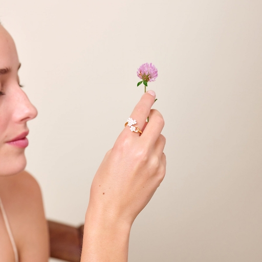 Bague toi et moi Fleurs Berthe Morisot - Les Néréides X Musée d'Orsay