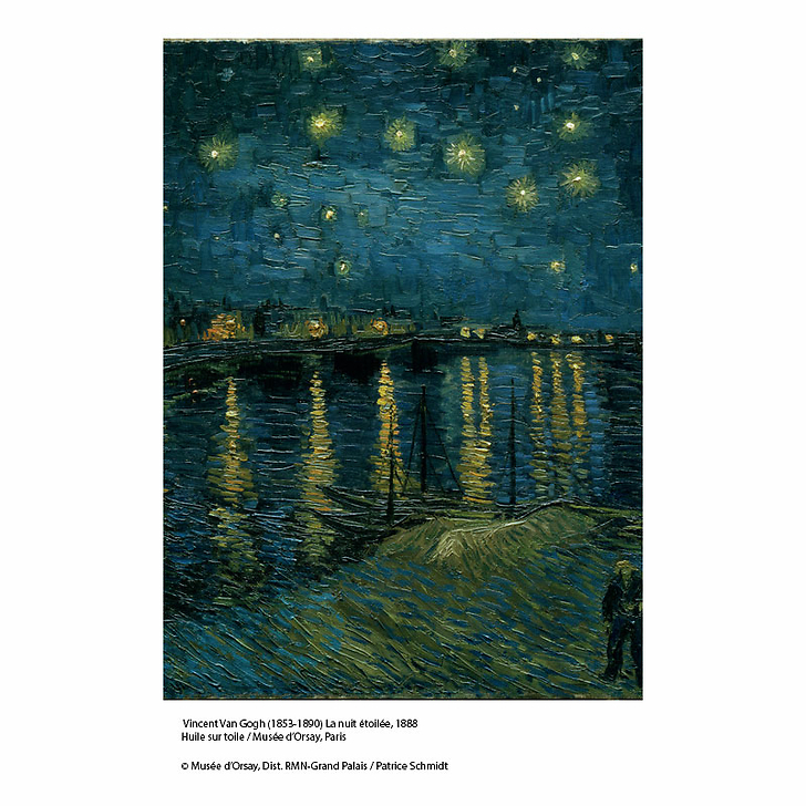 Boucles d'oreilles tiges Nuit étoilée - Les Néréides X Musée d'Orsay