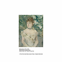 Boucles d'oreilles pendantes Clips Fleur Blanche Berthe Morisot - Les Néréides X Musée d'Orsay