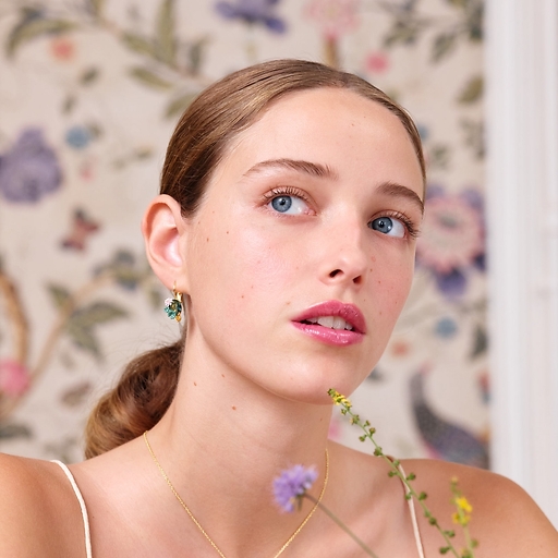 Sleeper earrings Water Lilies - Les Néréides X Musée d'Orsay