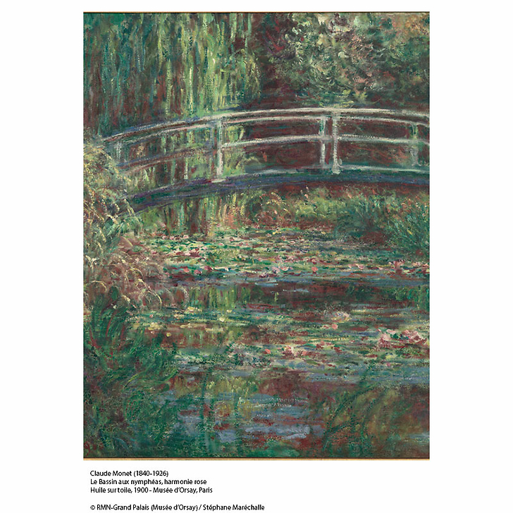 Boucles d'oreilles dormeuses Nymphéas - Les Néréides X Musée d'Orsay