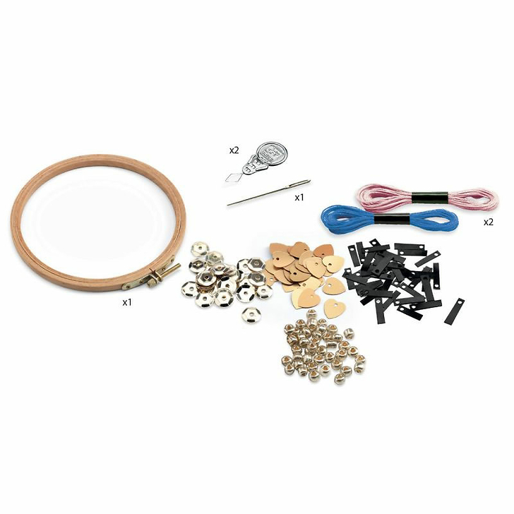 Coffret Broderie - Mode cocktail - Djeco