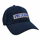 Casquette brodée Liberté - Marine