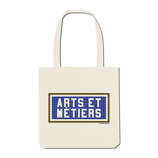 Sac Imprimé Arts et Métiers - Écru