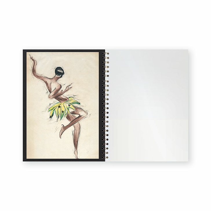Cahier à spirale Joséphine Baker