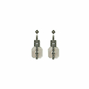 Boucles d'oreilles Rosine Nacre - La Metrop Compagnie