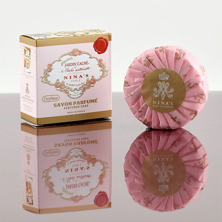 Savon parfumé Jardin caché de Marie Antoinette Nina's