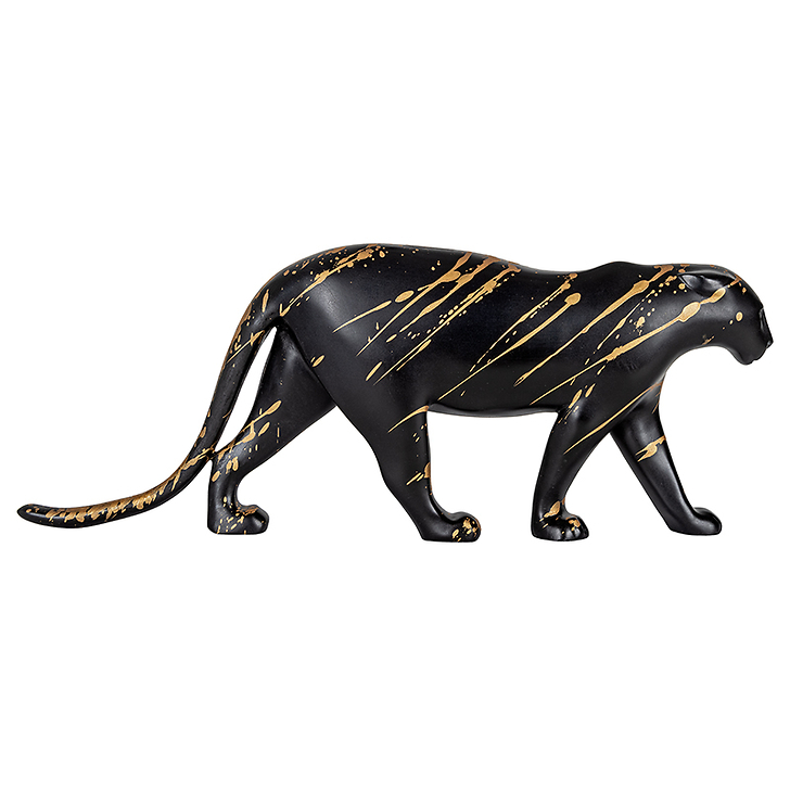 Small Black splashes panther - François Pompon