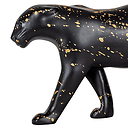 Small Black splashes panther - François Pompon