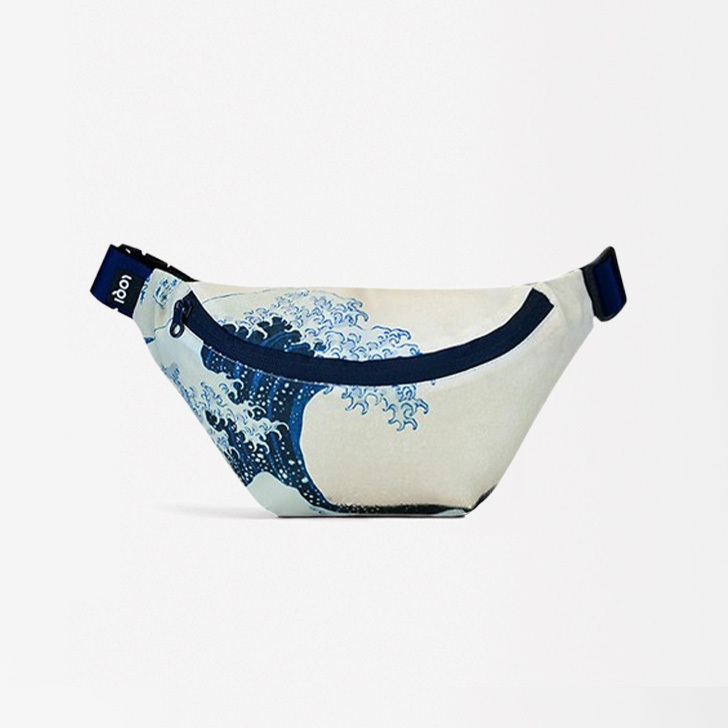 Recycled Bumbag Katsushika Hokusai - The Great Wave