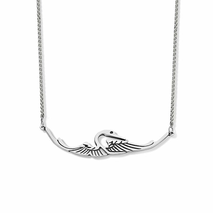 Collier Art nouveau Cigogne