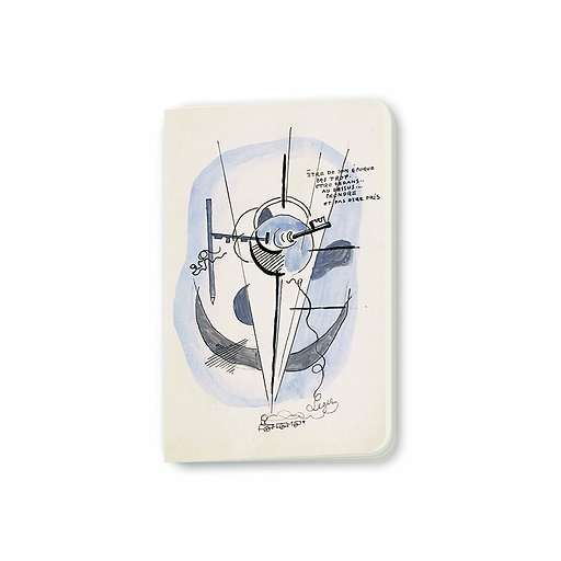 Carnet Fernand Léger - Composition aux clefs, 1929