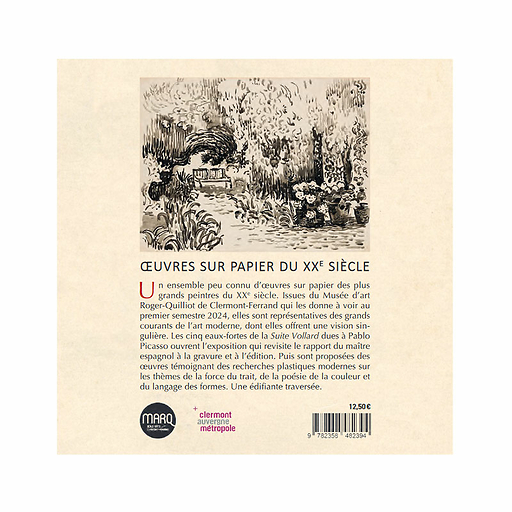 Œuvres sur papier du XXe siècle - Catalogue d'exposition