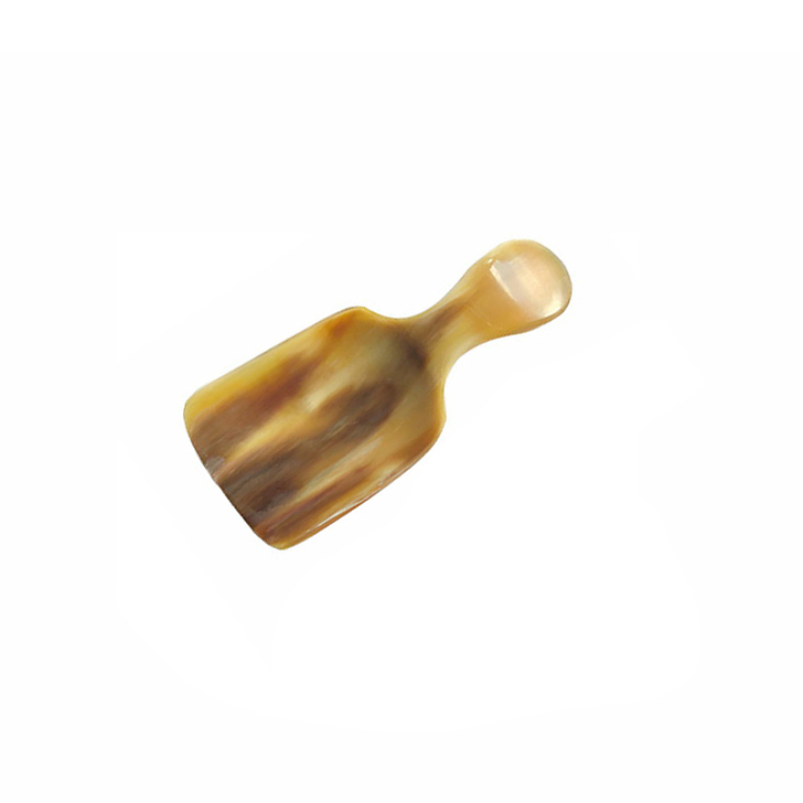 Tea Scoop "Short shovel" in blond horn