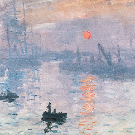 Bag sun rising Monet Exhibition Paris 1874 Museum Orsay 2023