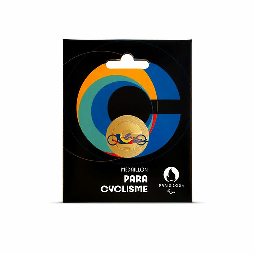 Médaillon Jeux Olympiques et Paralympiques de Paris 2024 - Alphabet Sport C - Para cyclisme