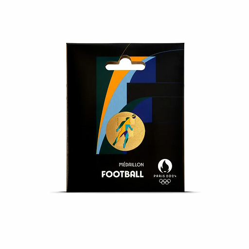 Médaillon Jeux Olympiques et Paralympiques de Paris 2024 - Alphabet Sport F - Football