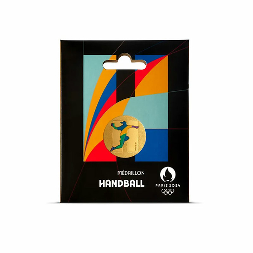 Médaillon Jeux Olympiques et Paralympiques de Paris 2024 - Alphabet Sport H - Handball