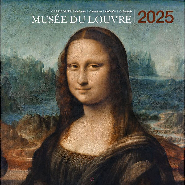 Calendar 2025 Musée du Louvre 30x30 cm · Boutiques de Musées