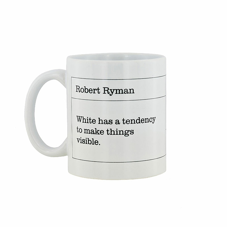 Mug citation Robert Ryman