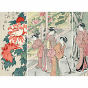 Roses, pivoines et iris par les grands maîtres de l'estampe japonaise