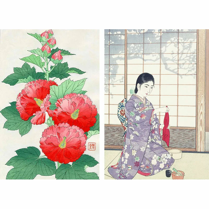 Le Printemps par les grands maîtres de l'estampe japonaise