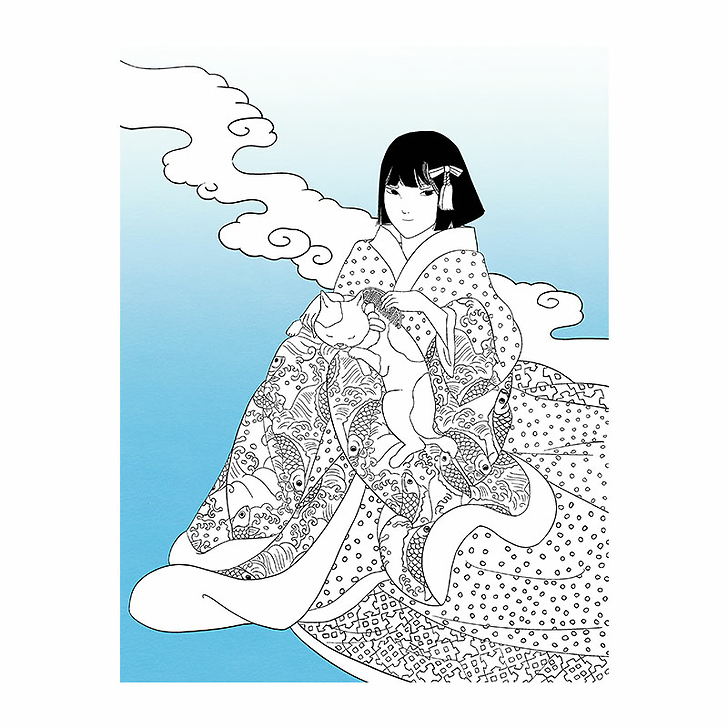 L'art à la manière - Coloriages Hokusai