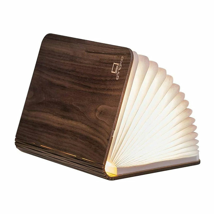 Smart Book Light (Natural Wood) - Gingko Design