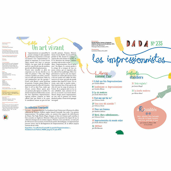 Les impressionnistes - Revue DADA No 235