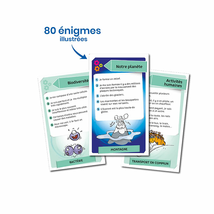 Jeu Énigmes - Environnement - Bioviva