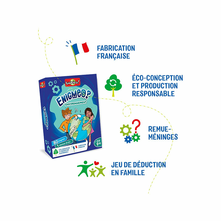 Jeu Énigmes - Environnement - Bioviva