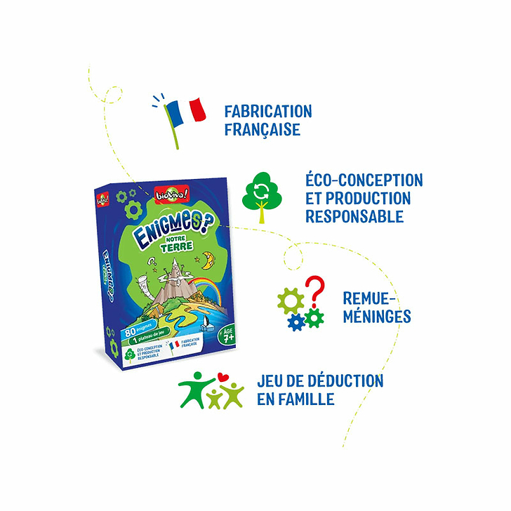 Jeu Énigmes - Notre terre - Bioviva